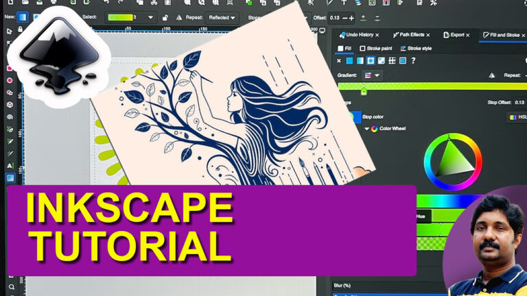 Learn graphic design using Inkscape